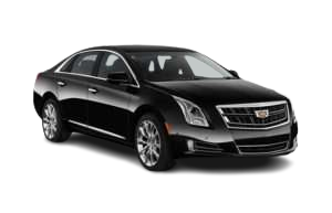 Black Cadillac XTS executive sedan