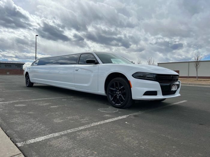 White stretch limo – Loveland limo service